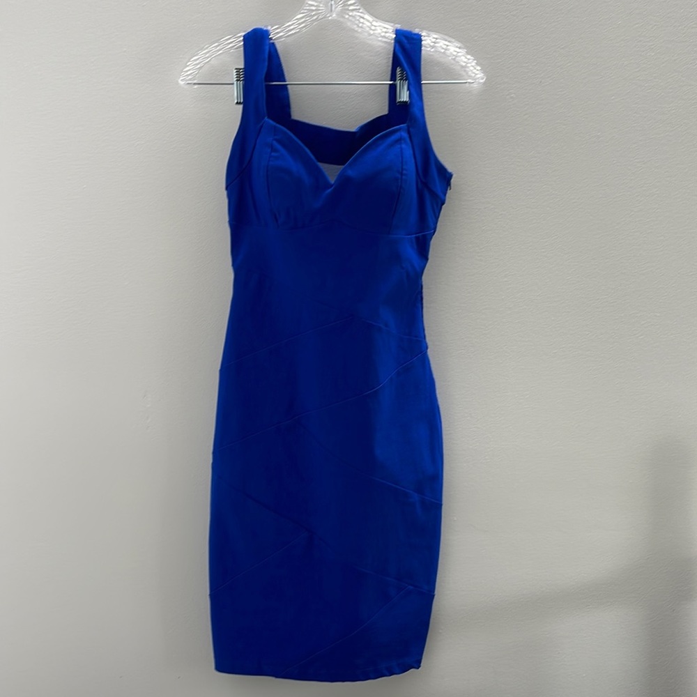 Emerald Sundae blue form fitting dress